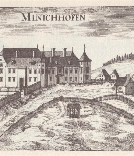 Schloss Münichhofern Historisches Bild